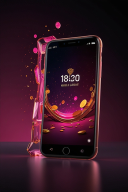 Smartphone con app casinò Pistolo