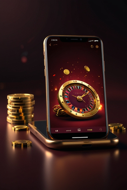 Smartphone con app casinò Pistolo