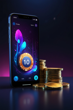 Smartphone con app casinò Pistolo